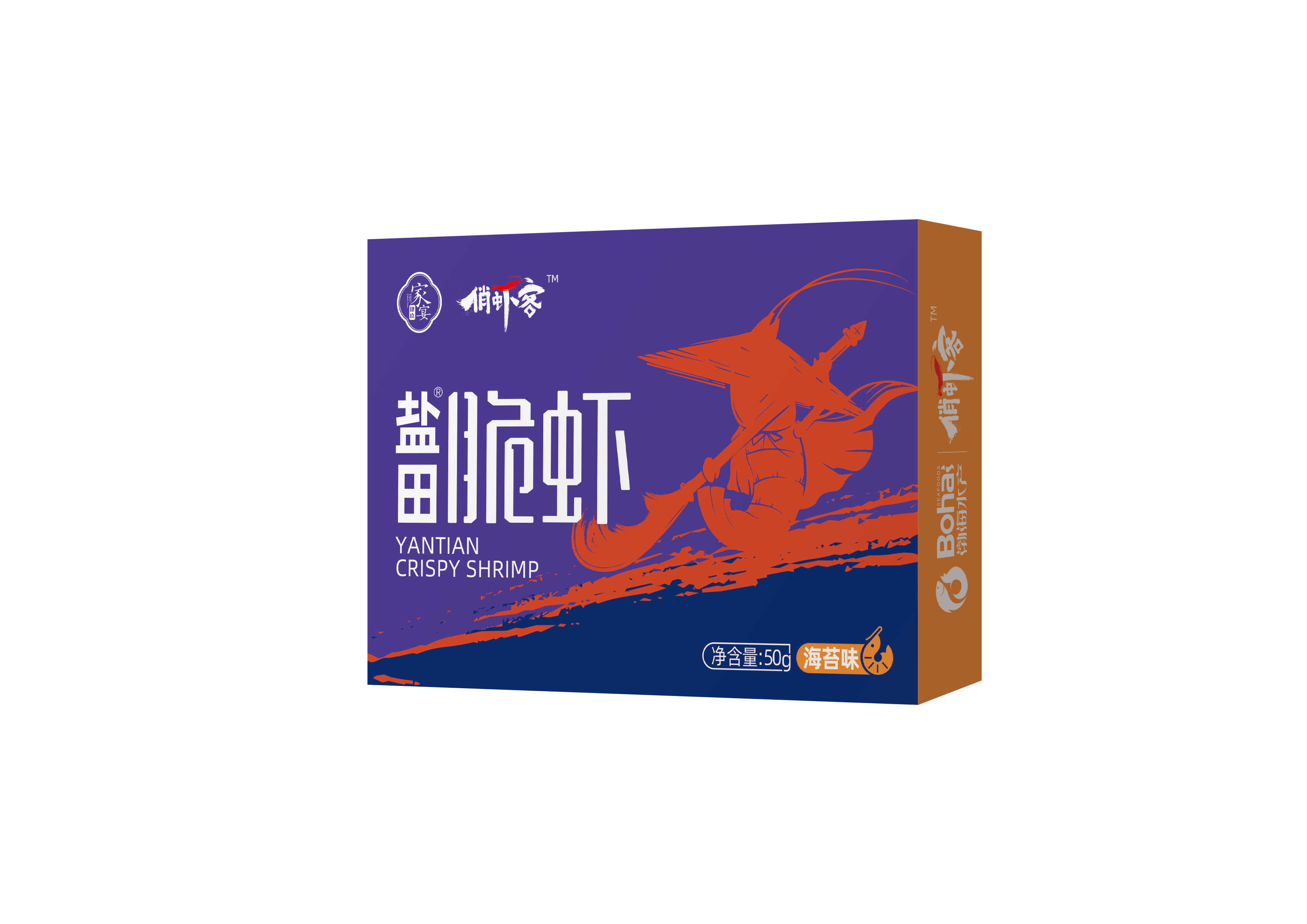 俏虾客脆虾-海苔口味